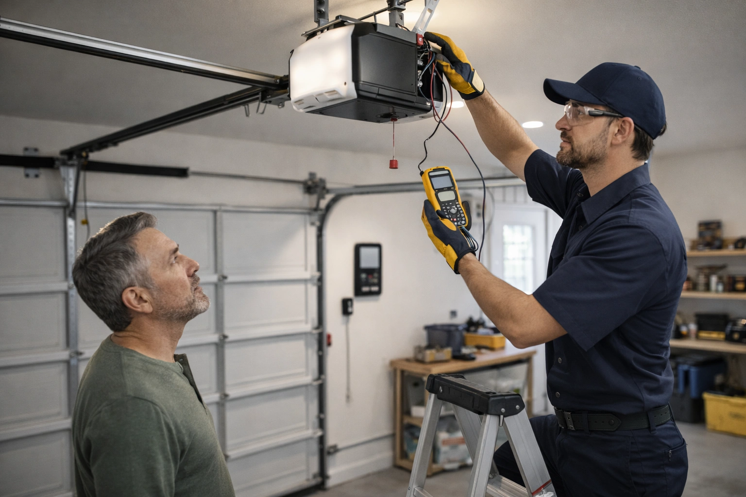 Garage door troubleshooting and repair